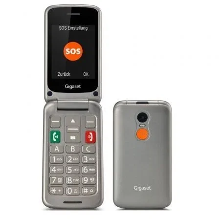 Telefono Movil Gigaset Gl590 gris Mayores Telefono Movil Gigaset Gl590 gris Mayores